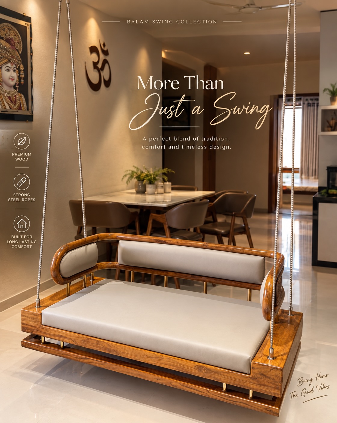 Classic Tradition Teak Jhula